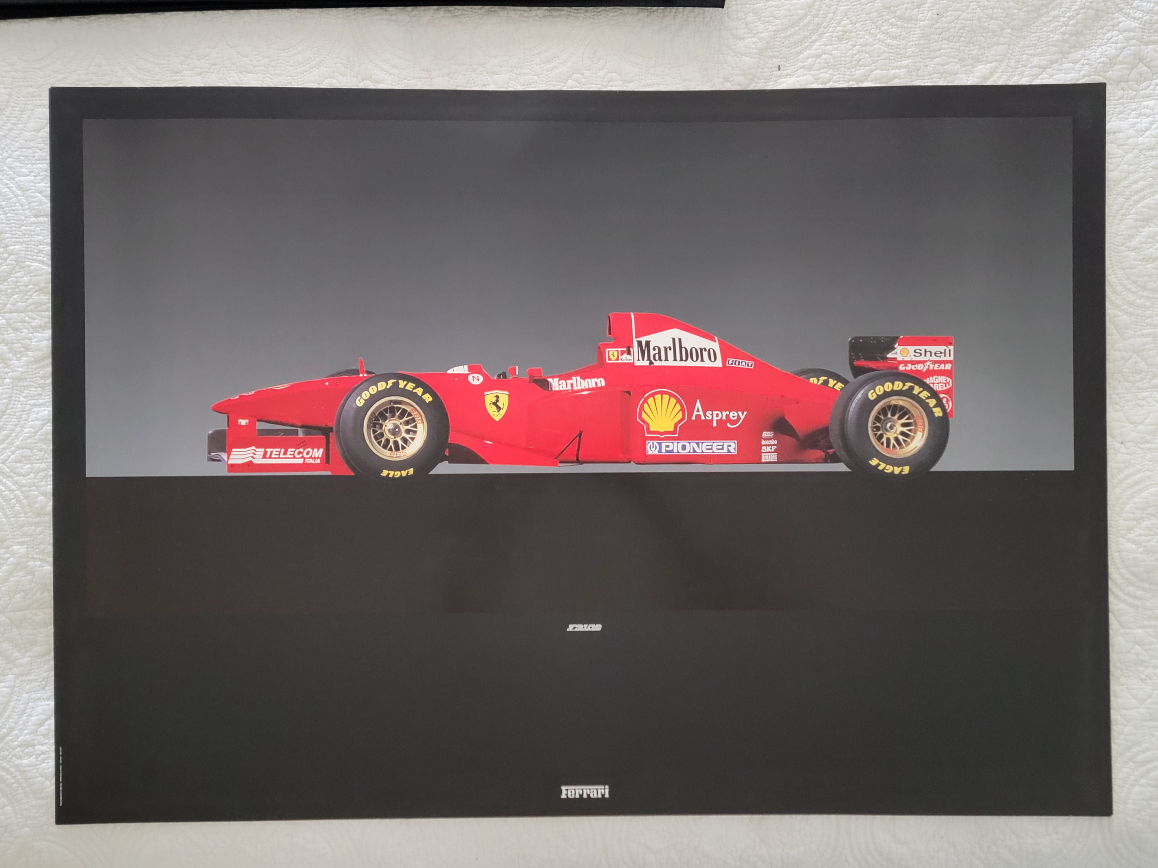 Ferrari Factory Poster Michael Schumacher F310B print number 1274/97
Formula One Poster