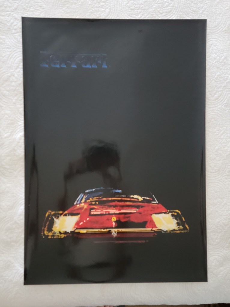 Hank Forssberg Ferrari Official Marketing Poster 308
