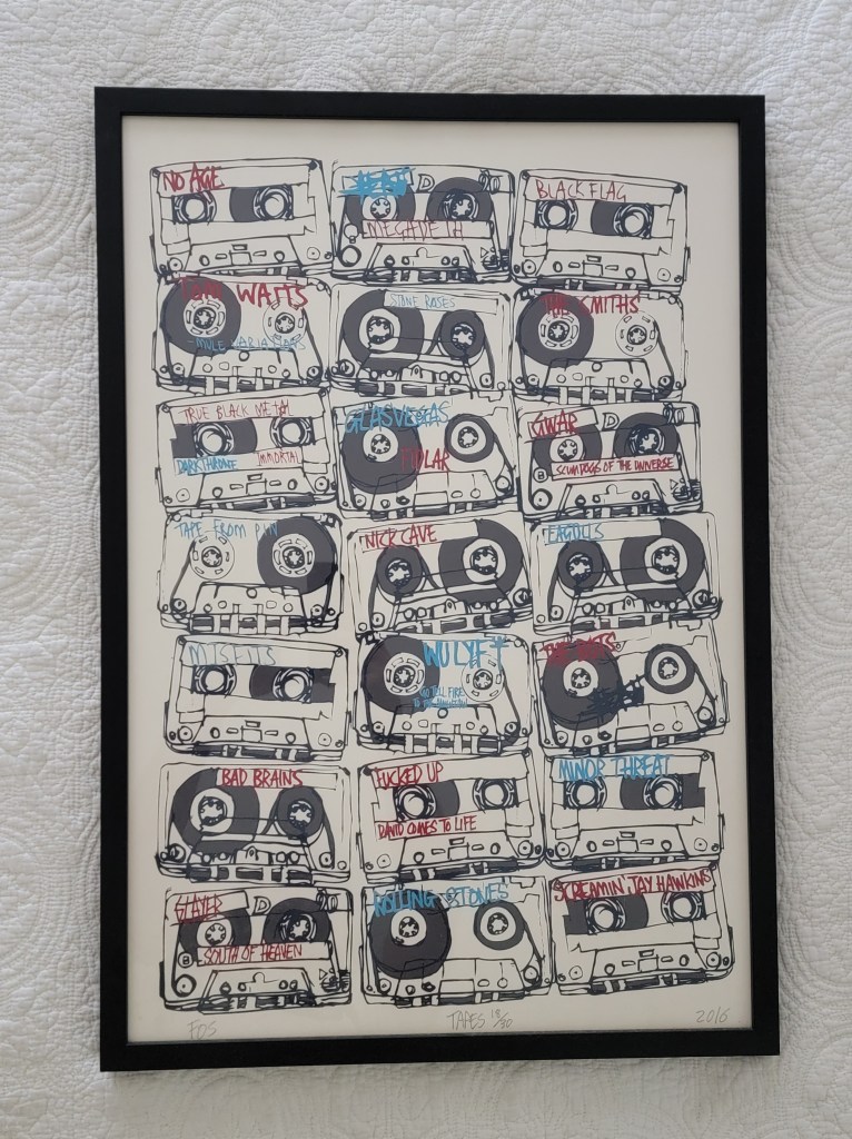 tapes poster 2016 18/30 portland oregon signed Fos