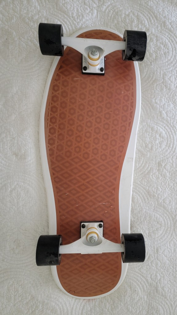 Santa Cruz Vans black laceup skateboard cruiser cruzer bottom