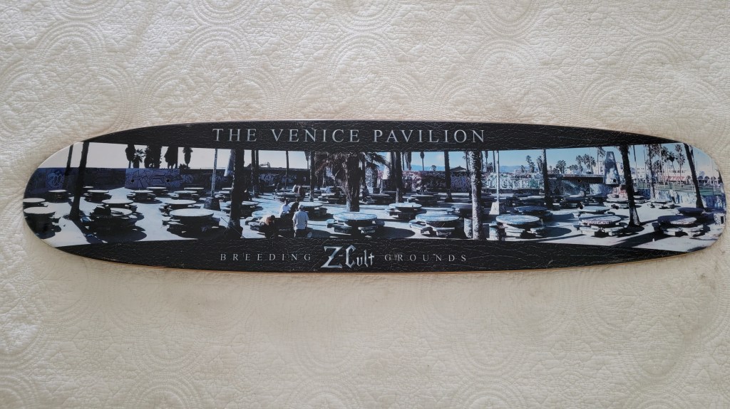 The Venice Pavillion Z-Cult Breeding Grounds skateboard deck Venice California Tuma