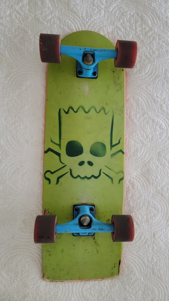 Santa Cruz Bart Simpson board cruiser cruzer bottom #2
