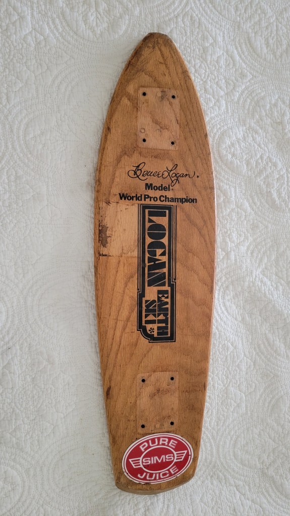 Bruce Logan Earth and Ski Skateboard Deck World Pro Champion Bottom
Pure Juice Sims Sticker