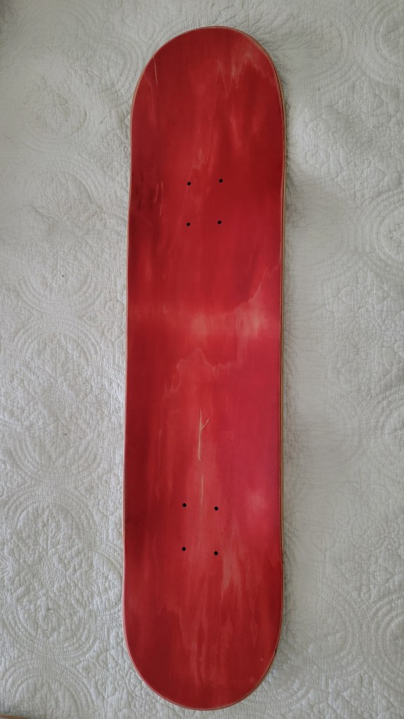 Keoni Castaneda Ghost Town PBR Pabst Blue Ribbon skateboard deck top