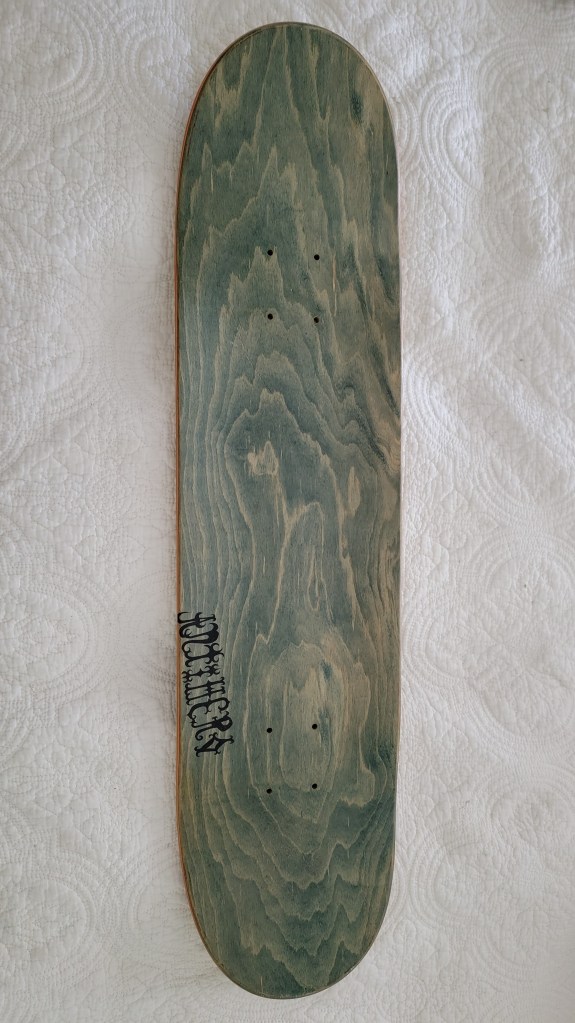 Anti Hero Skateboards Julien Stranger Beers Blunts and Bitches skateboard deck top