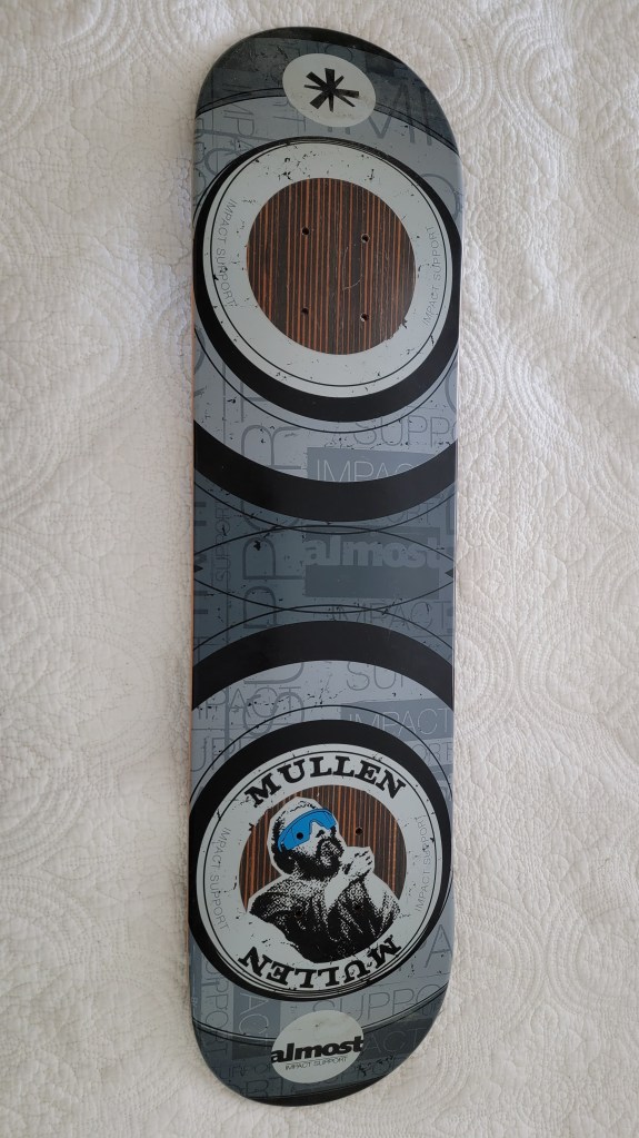 Almost Skateboards Rodney Mullen skateboard deck bottom