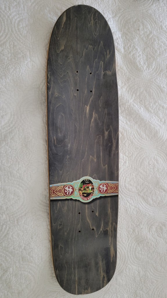 Sector Nine Dogs Playing Poker Cigar skateboard deck top