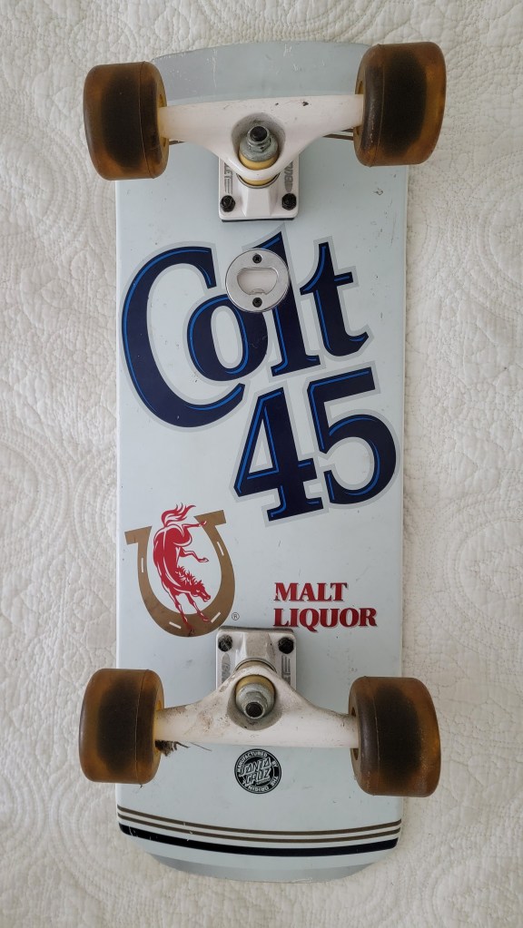 Santa Cruz Colt 45 Malt Liquor skateboard cruiser cruzer bottom