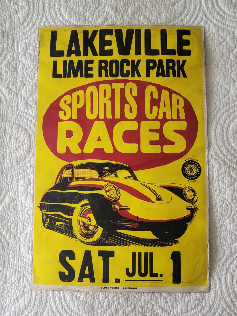 Porsche 356 Lakeville Lime Rock Park Sports Car Races
Porsche 356
Saturday July 1
Sports Car Club of America National Event
Globe Posters Baltimore