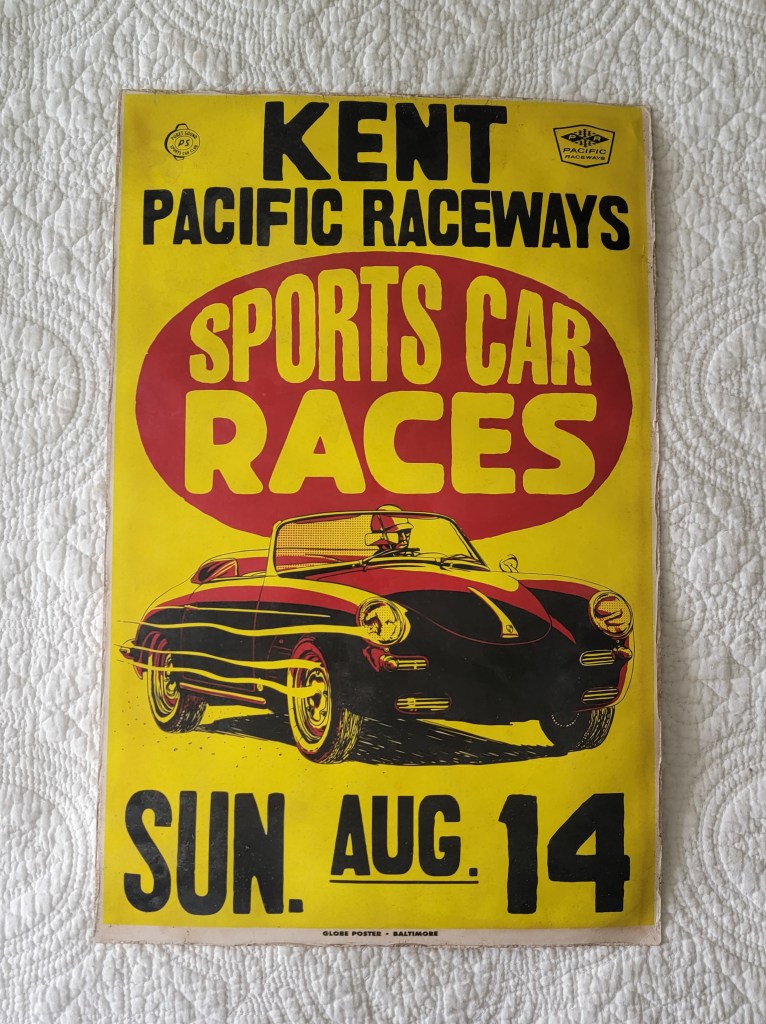 Porsche 356 Kent Pacific Raceways Sports Car Races
Puget Sound Sports Car Club
Porsche 356
Sunday August 14
Globe Posters Baltimore