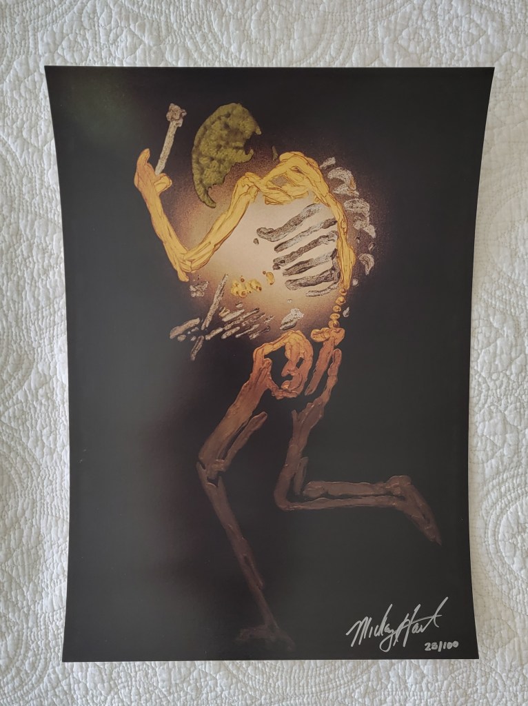mickey hart print goldman psychochomp 28/100 signed