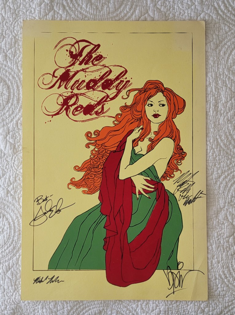 the muddy reds poster signed