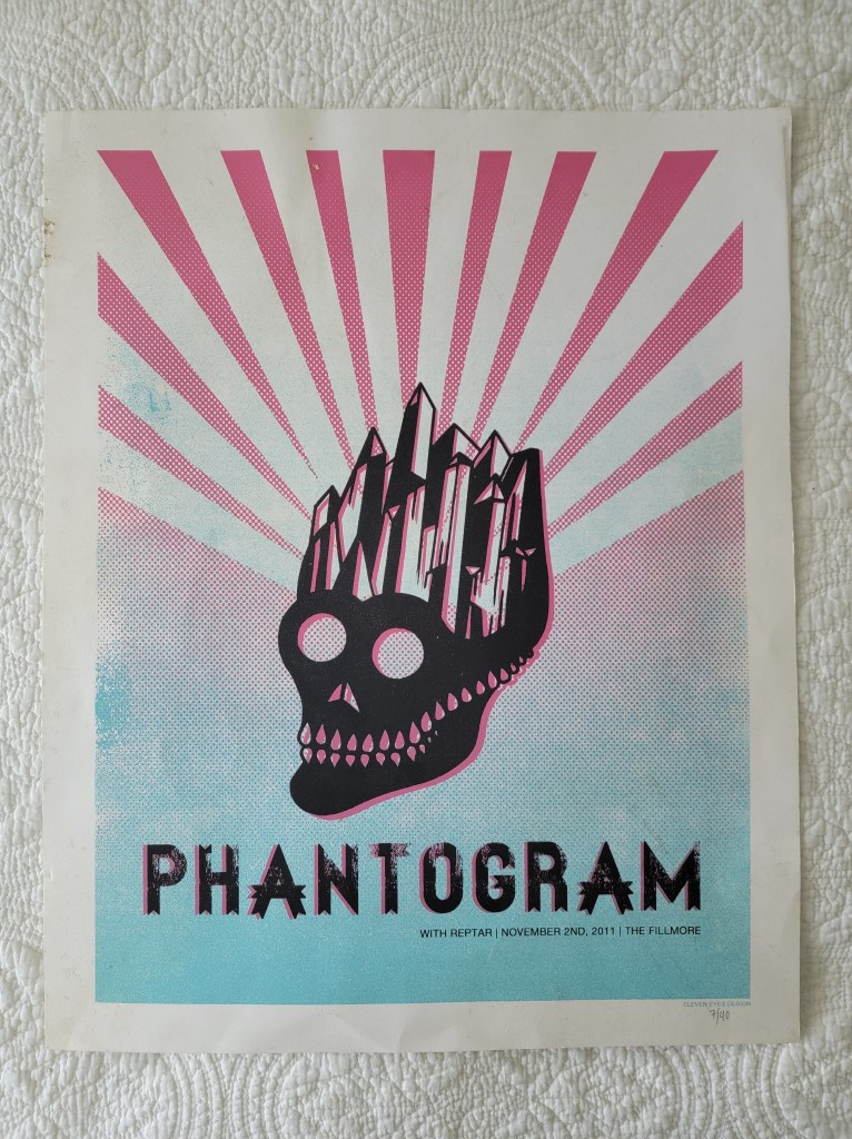 Phantogram with Reptar poster the fillmore November 2nd 2011 poster san francisco CA california
Eleven Eyes Design
7/40