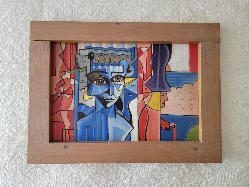 Brian Mylius abstract cubist people
May 2002
Venice Independent Artists
310 Westminster Avenue
Venice Ca 90291