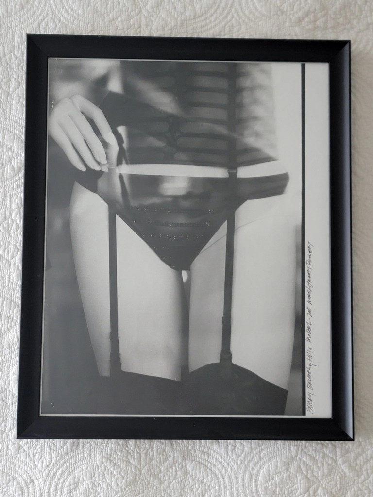 Pricey Beverly Hills Model 2011 black and white photograph signed