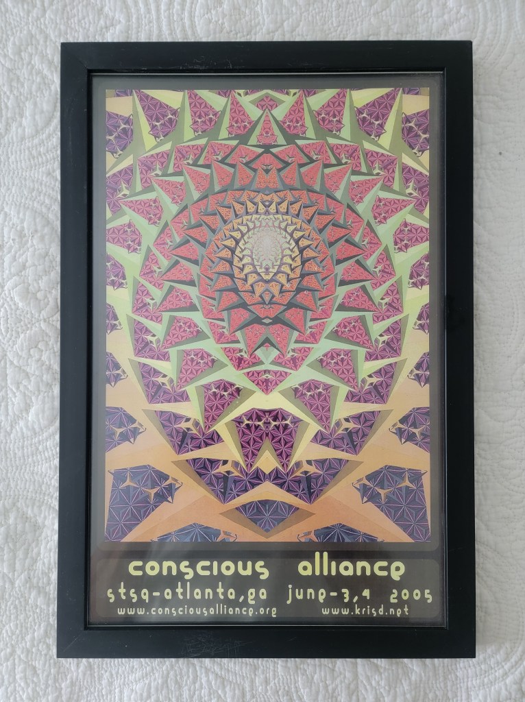 Sound Tribe Sector Nine STS9 conscious alliance show poster Atlanta Georgia GA June 3,4 2005