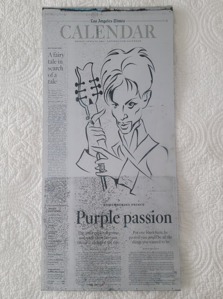 Los Angeles Times Printing Plate Prince Calendar Section Friday April 22, 2016
Obituary
Obit
LAT-PLATE-PRINCE-CALENDAR-042216
