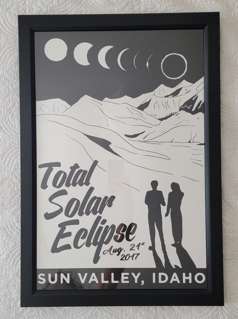 Total Solar Eclipse Poster
August 21st 2017
Sun Valley, Idaho
Black and White