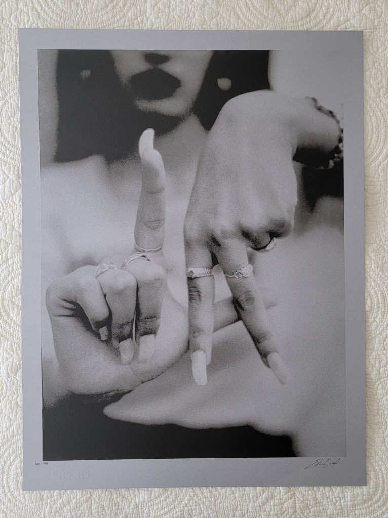 Estavan Oriole Beyond the Streets LA Hands 100/150 black and white photograph signed