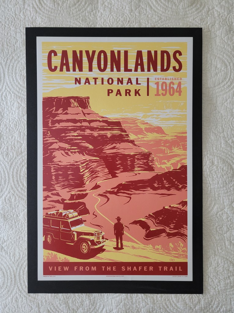 Canyonlands National Park
Utah
Established 1964
View From the Shafer Trail Poster
Copyright 2013 John H Clark
Made in the U.S.A.
www.scenichyws.com