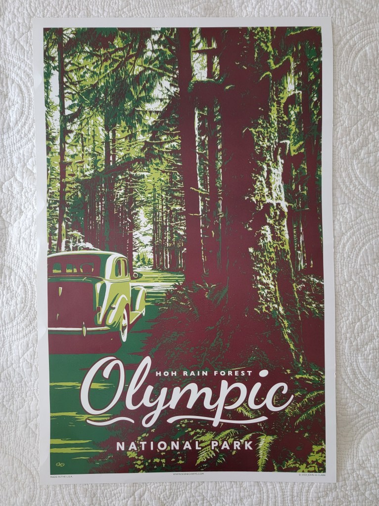 Hoh Rain Forest Olympic National Park Poster
Washington
Copyright 2020 John H. Clark
Made in the U.S.A.
www.scenichwys.com