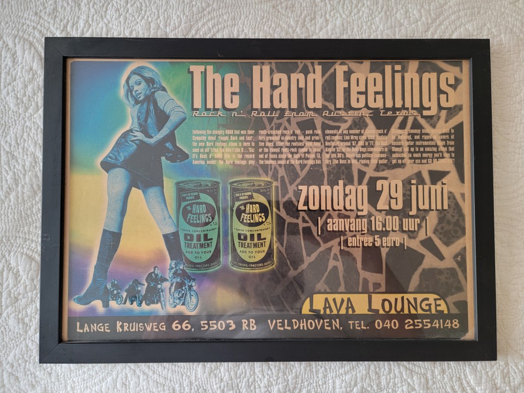 The Hard Feelings
Rock n' Roll from Austin Texas
Zondag 29 Juni
Aavang 16.00 eur
entree 5 euro
Rockabilly
Lava Lounge
Lange Kruisweg 66
Veldhoven
The Netherlands
Tel. 040 2554148