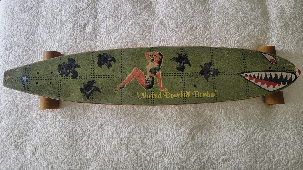 Madrid Downhill Bomber skateboard longboard top pinup