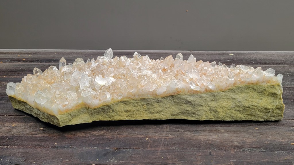 Ron Coleman Mine Arkansas Quartz Crystal Slab Cluster #2