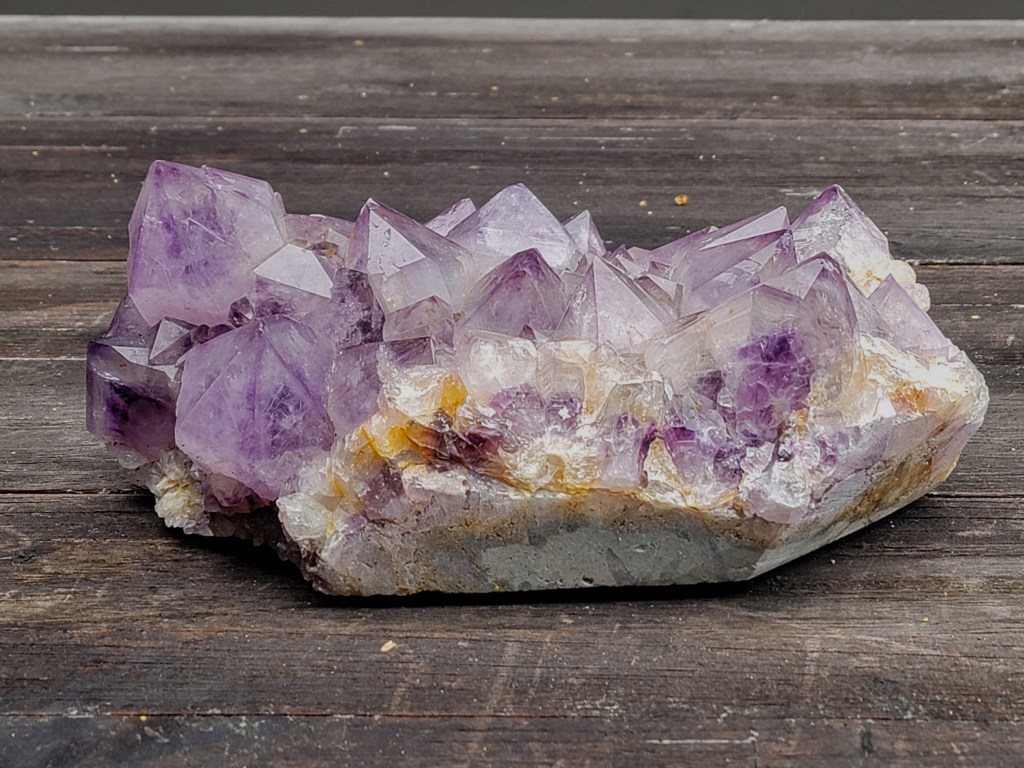 Small African Amethyst Cluster  Side