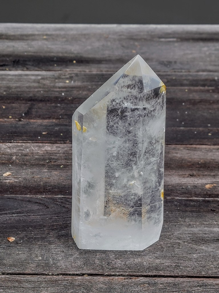 Ron Coleman Mine Arkansas Quartz Crystal Point Side #1