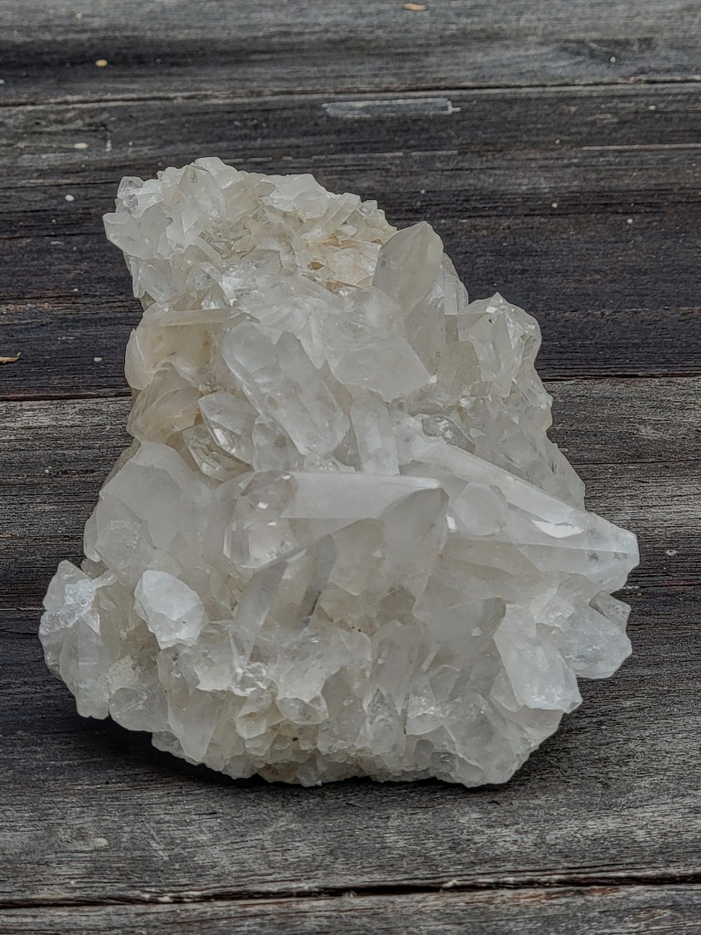 Venice Beach boardwalk small quartz crystal cluster