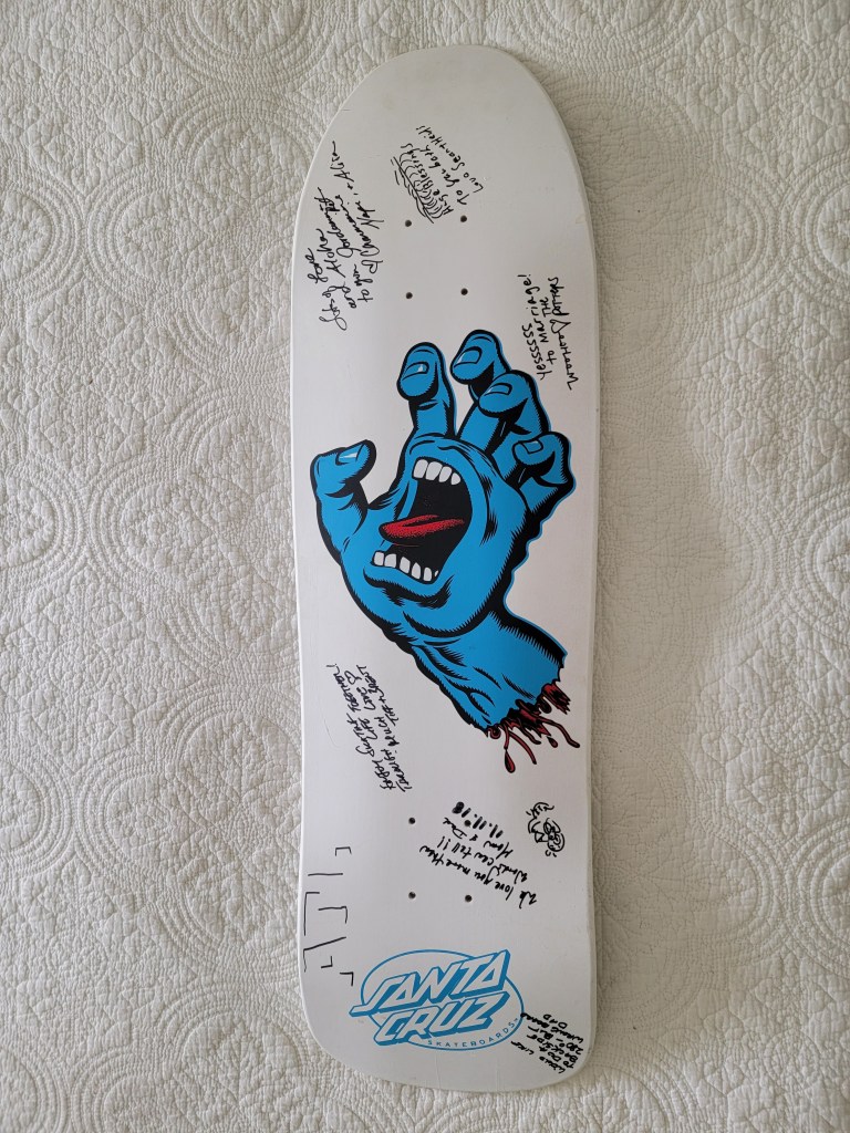 Santa Cruz Screaming Hand White Bottom