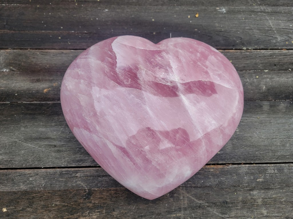 Rose Quartz Heart