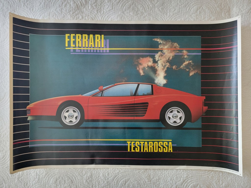 Ferrari Testarossa Poster
Ferrari Stripes
World Rights Reserved Copyright Bigfoot Prints Vancouver B.C.